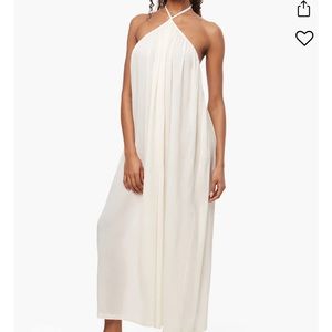 Halter Trapeze Maxi Dress
